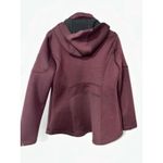 Andrew Marc Burgundy Full Zip Hooded Jacket Womens Large Coat Outdoor Photo 3