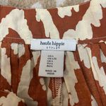 Haute Hippie  orange white ikat embroidered tank top women’s size large Photo 5