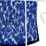 Vince Camuto Black Blue White Sleeveless Sequin Shimmer Racerback Tank Top Med Photo 5