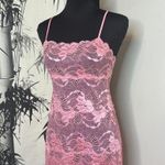 Natori Pink Lace Dress Photo 0