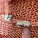 Anthropologie Moth Womens Winnie Open Front Cardigan Size medium orange Photo 6