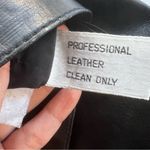 wilson's leather Vintage Pencil Skirt size 10 Black Pockets Split Button & Zip Photo 8