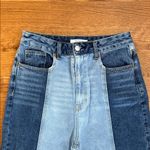 PacSun Retro Blue 90s Patchwork Denim Jeans Photo 2