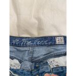 We The Free by Free People Sofia Short Medium Wash Denim Blue Women's Size 25 Photo 5