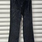 Elie Tahari Pants Women's Size 14 Dark Blue Velvet Mid Rise Straight Leg Trouser Photo 0