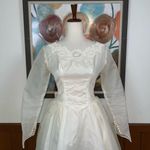 Beautiful Preserved Vintage 1950s/60s Organza Wedding Gown! Photo 3