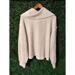 Free People  Dean Pullover Sz Large Cream Photo 5