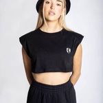 VHNY Vivienne Hu Cropped Tee Black Photo 5