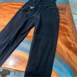 Disney Vintage Catalog Black Denim Overalls Mickey animal print size medium Photo 4