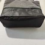 DSW  Gray Textured Felt Weekender Tote  Travel Bag With Compartment 18x16x7 in Photo 5