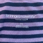 Liz Lange Maternity Purple Striped Tank Dress XS Photo 8