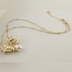 Kendra Scott  x LoveShackFancy Pearl Bow Necklace Photo 2