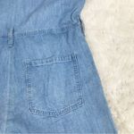 Outerknown  Wyatt Long Sleeve Button Front Denim Jumpsuit Blue Size‎ Medium New Photo 8