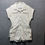 Celebrity Pink XL Floral Print Utility Coveralls Romper Jumpsuit Short Sleeve Photo 8