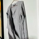 CAARA Women's Light Grey Sweater Knot at Waist Bintu Midi Dress Size Extra Small Gray Photo 10