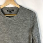 Banana Republic Gray Extra Fine Merino Wool Crewneck Sweater S Photo 3