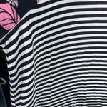 Lane Bryant Floral Stripe Swing Tee Top Size 22/24 New Mixed Print Casual Cute Photo 3