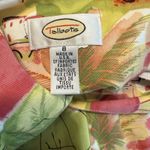 Talbots Sleeveless Dress Sz 8 Novelty Print Italy Italian Villa Floral Dancers Photo 10