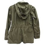Universal Threads Universal Thread Cotton Olive Khaki 4 Pocket Cinch Waist Utility Jacket Women XS Photo 11