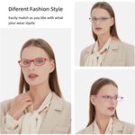 Blue Light Reading Glasses 2.5 Readers 5 Pair Womens Anti Photo 4