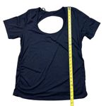 Torrid Women's Black Short Sleeve Keyhole Shirt Top Size 2 Casual Photo 2