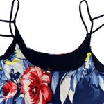 Uptown USA Navy Floral Print Spaghetti Strap Dress (L) Photo 6