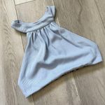 Boys + Arrows Top halter neckline bikini womens Blue xsmall swim vacation beach Photo 0