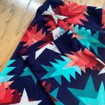 LuLaRoe Colorful Geometric Star Print Womens Leggings One Size By Soft & Stretch Photo 2