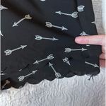 Anthropologie E by Eloise arrow print scalloped shorts size medium Photo 4