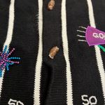 American Vintage Vintage Jack B Quick Novelty Cheerleader Football Embellished Cardigan Size PL Photo 3