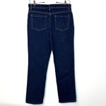 Gloria Vanderbilt  Amanda Dark Wash Two-Tone Stitching Jeans Size 12P Photo 1