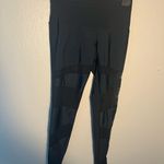 Onzie Black Leggings High Waisted SZ XS Workout Tights Yoga Pants Petite Ribbed Photo 1