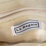 La Regale  Cream Beaded Shoulder Evening Clutch Purse Photo 4