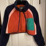 ZARA Colorblock Cropped Jacket Photo 1