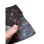 Marine layer  Women 6 Ryan Midi Slip Skirt Boho Black Tropical Flower Side‎ Slits Photo 3