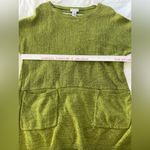 Soft Surroundings  Women's Green 3/4 Sleeve Sweater w/ Pockets - Size PS/PM Photo 6