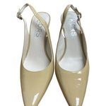 Michael Kors Tan Slingback Patent Leather Shoes/Pumps/Heel 3.5" 8M SKU2371 Photo 1