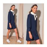 Tuckernuck  Pomander Place Navy Charlotte Terry Dress Size M Photo 10