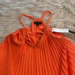 Sequin Hearts  Dress size M brand new color orange adjustable stripes Photo 9