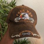 Free Men Dont Need Permission 2nd Amendment Baseball Trucker Cap Hat Men Grunge Streetwear Brown Photo 0