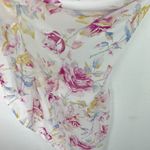 Majorelle  Zella Dress in Romance Floral One Shoulder Ruffle White Size XS Photo 8