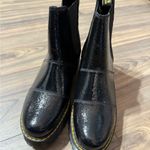 Dr. Martens Dr. Marten Air Walk Rozalie Distressed Patent leather Chelsea heeled NWOB Photo 4