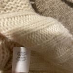 Aerie  Sweater Womens Sz Medium Oversized Cable Knit Shirt Beige Loose Fit Long Photo 3