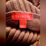 Talbots  Women’s Cable Knit Poncho/Cape - Size Small Photo 4