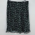 R&K Originals Y2k Black & Blue Polka Dot Mini Skirt Elastic Size 14 Photo 0