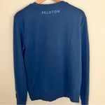 Peloton Navy Blue ELEVATE Pocket Crewneck Pullover Sweatshirt Womens Small soft Photo 9