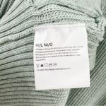 Lululemon  Cashlu Sweater Wrap Cardigan Size Medium Large Heathered Silver Blue Photo 11