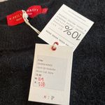 n:philanthropy NEW! $228 Amy Lace-Up Sleeve Sweater Black Cat Size Small Photo 6