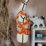 American Eagle AEO Size Small S NWT New Floral Stretchy Cropped Top Blouse Photo 4