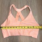 Adidas Pink Logo Print Sports Bra - Size Small Photo 2